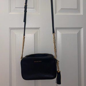 Michael Kors Ginny Leather Crossbody Bag